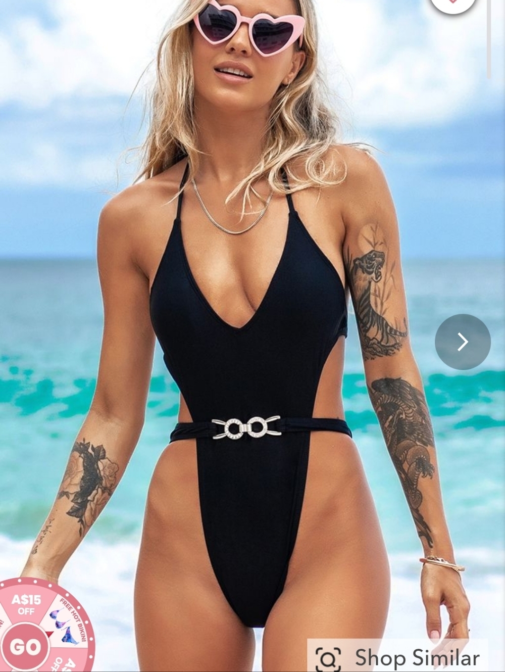Kamoni Beltes SWIMSUIT NWT